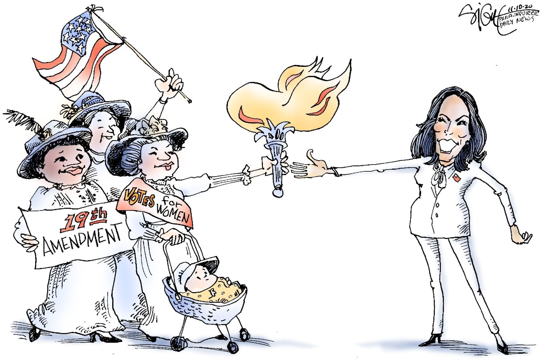 Signe Wilkinson cartoon